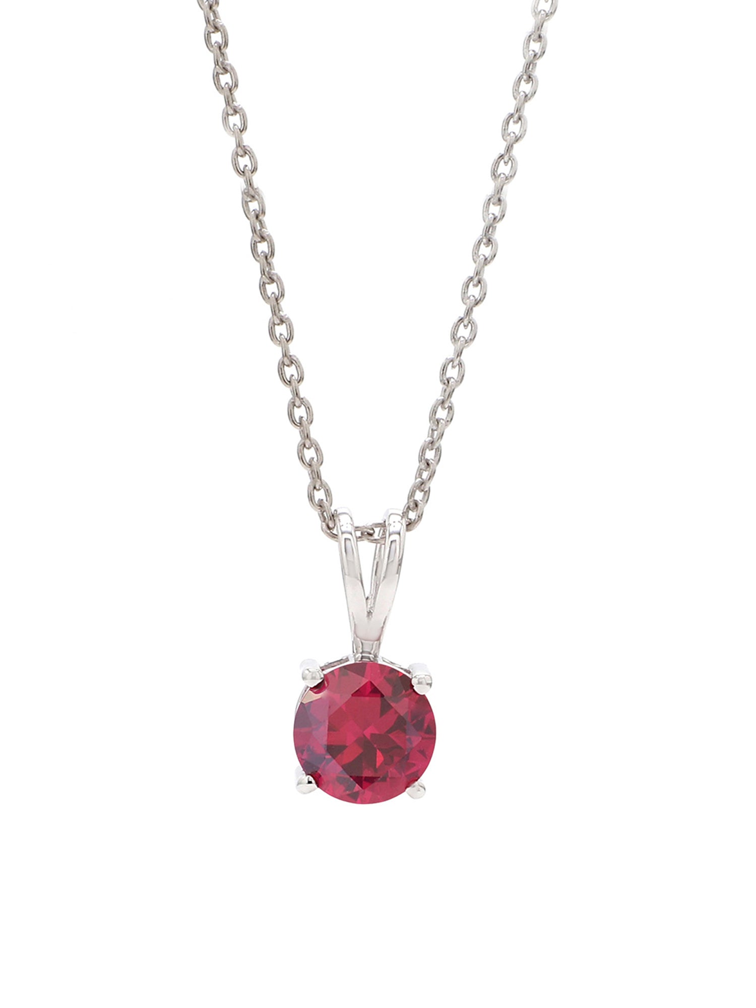 Daily Wear Ruby Solitaire Pendant-3