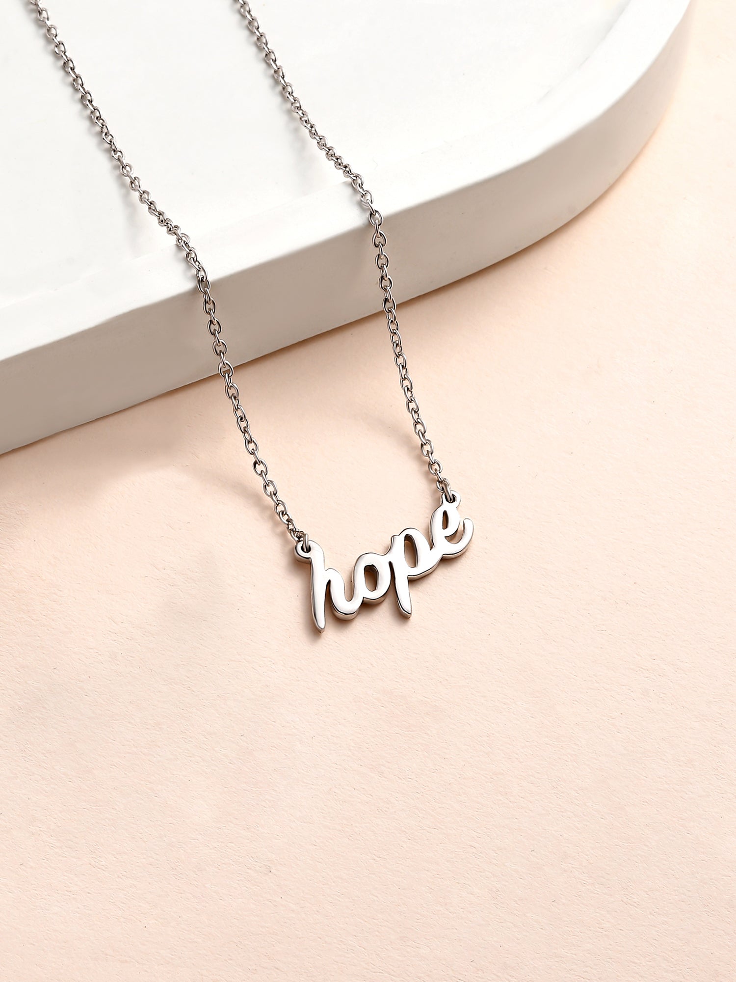 Hope Pendant With Chain-9