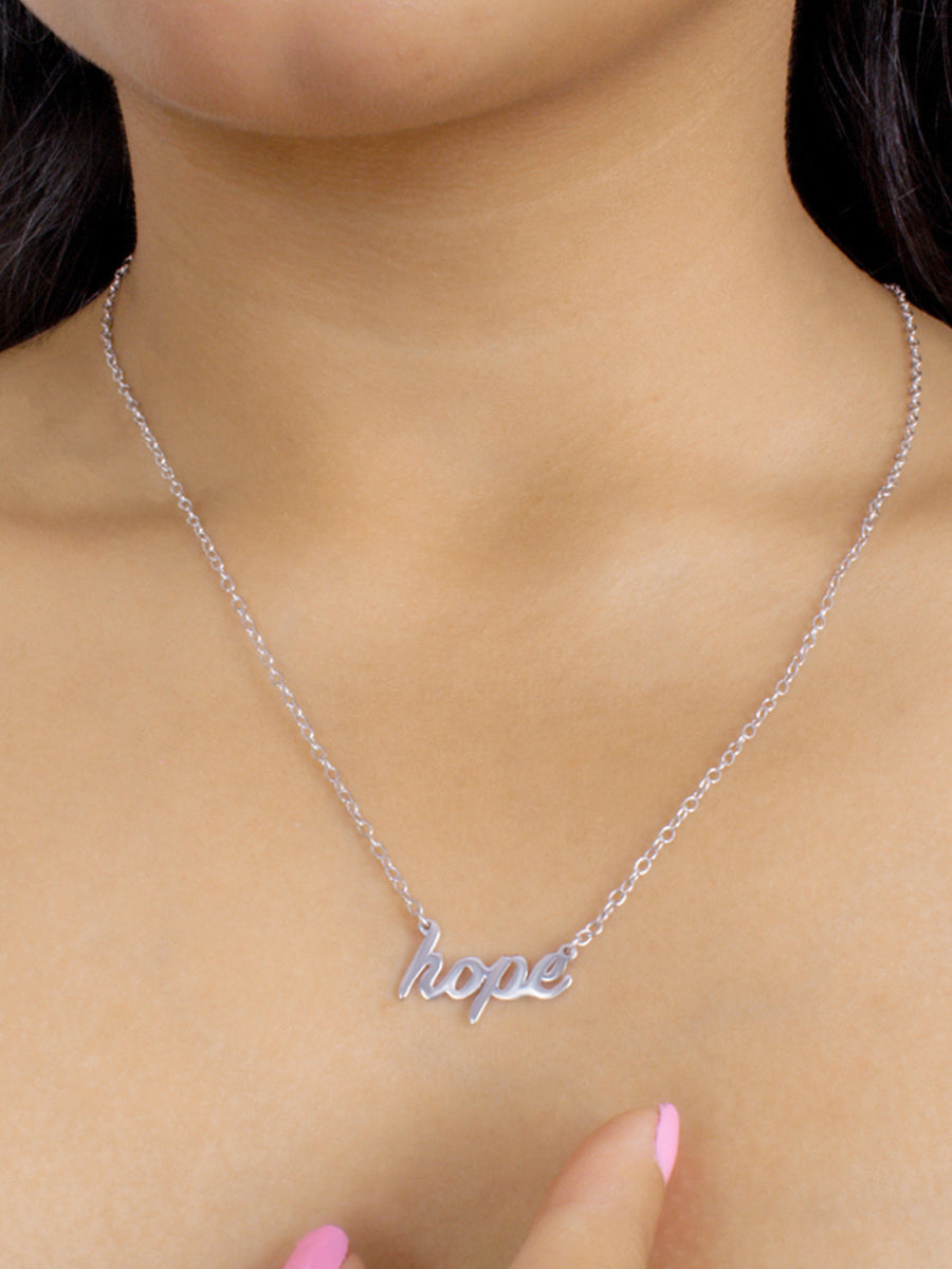 Hope Pendant With Chain-2
