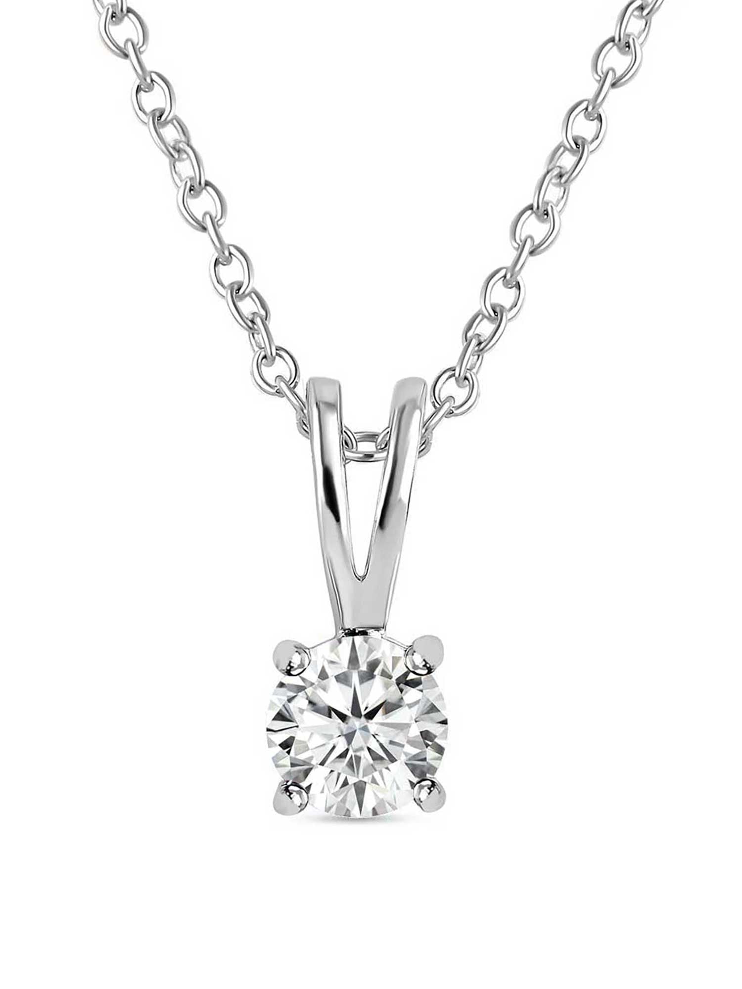 0.50 Carat Solitaire Pendant For Women-2