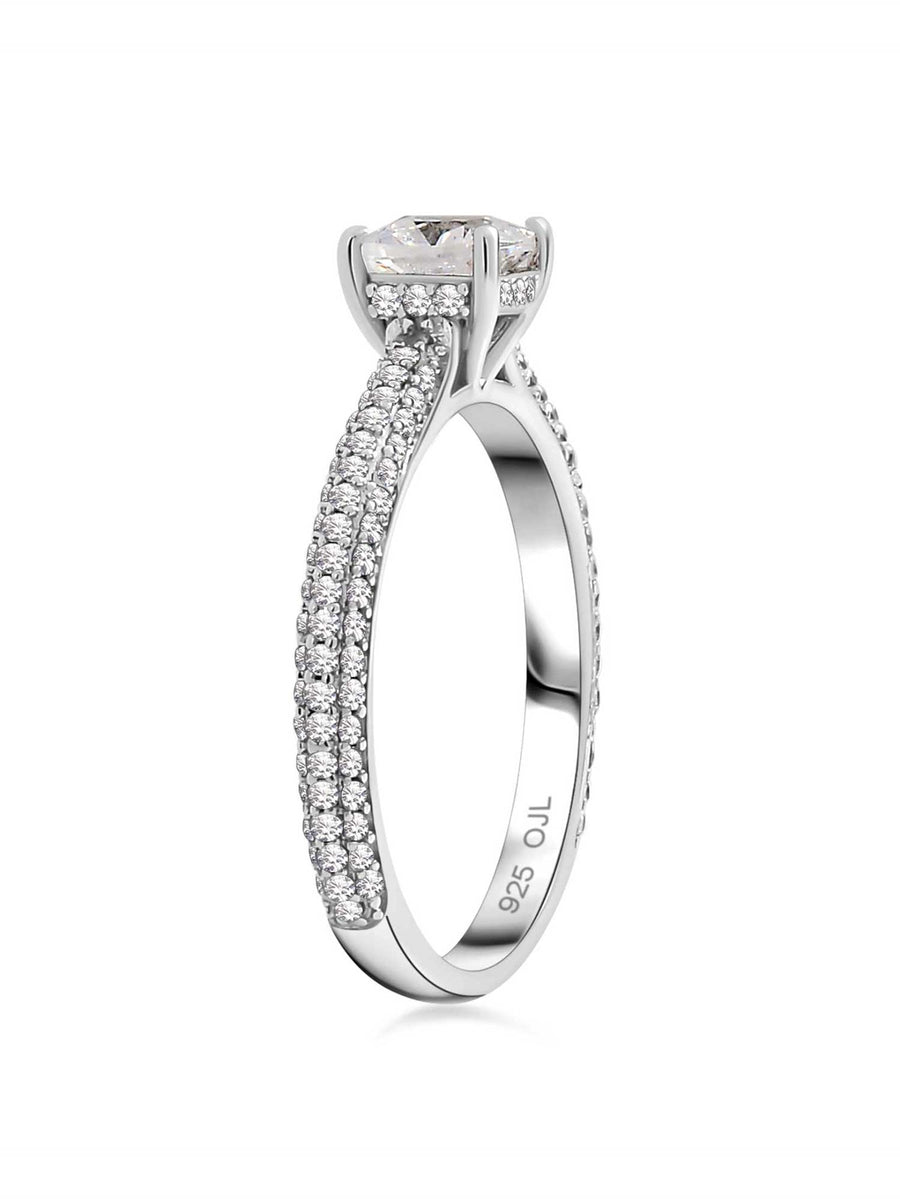 Ornate Jewels 1 Carat Women Solitaire Engagement Ring-6