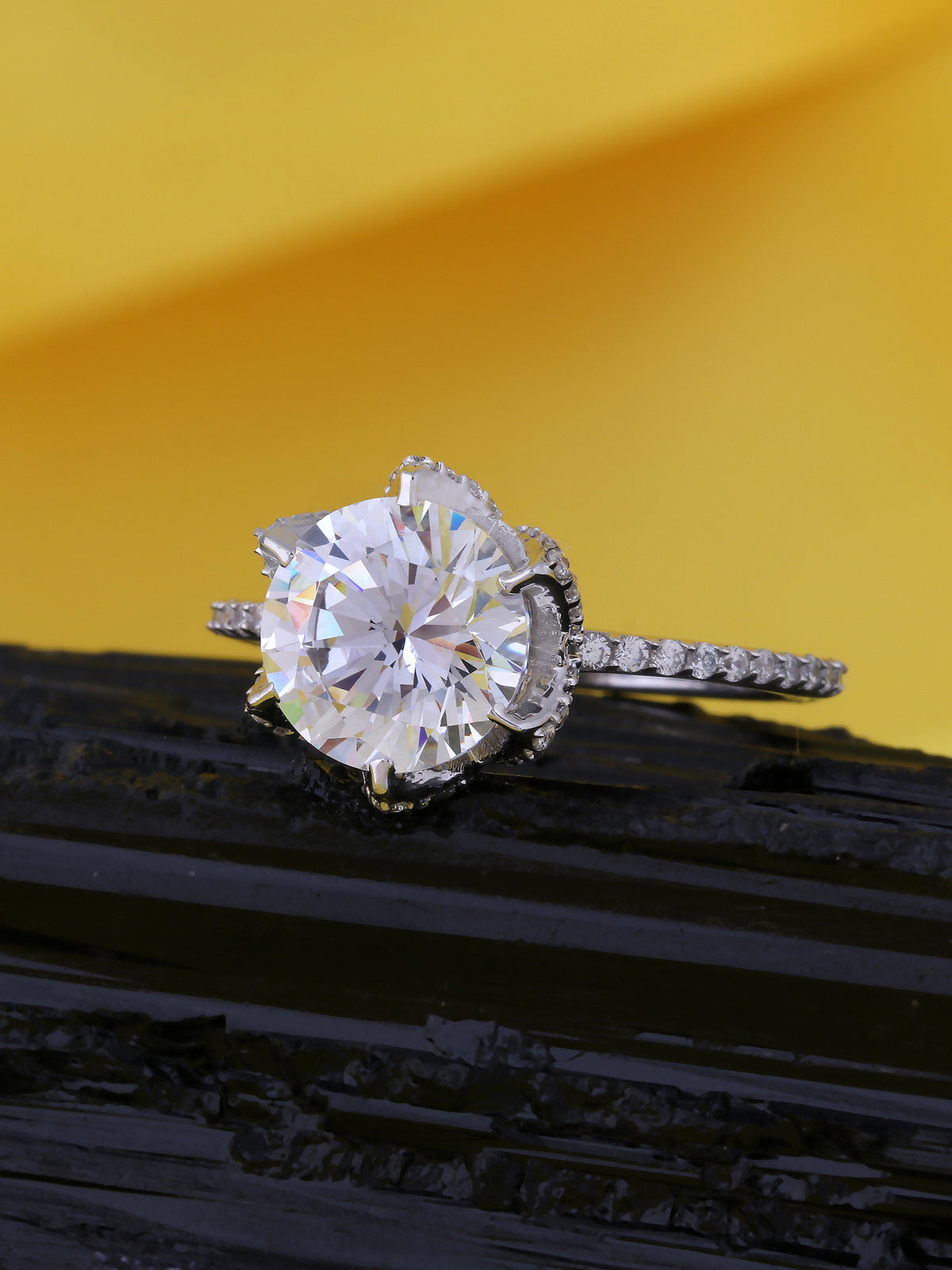 ORNATE JEWELS 5 CARAT SOLITAIRE RING-8