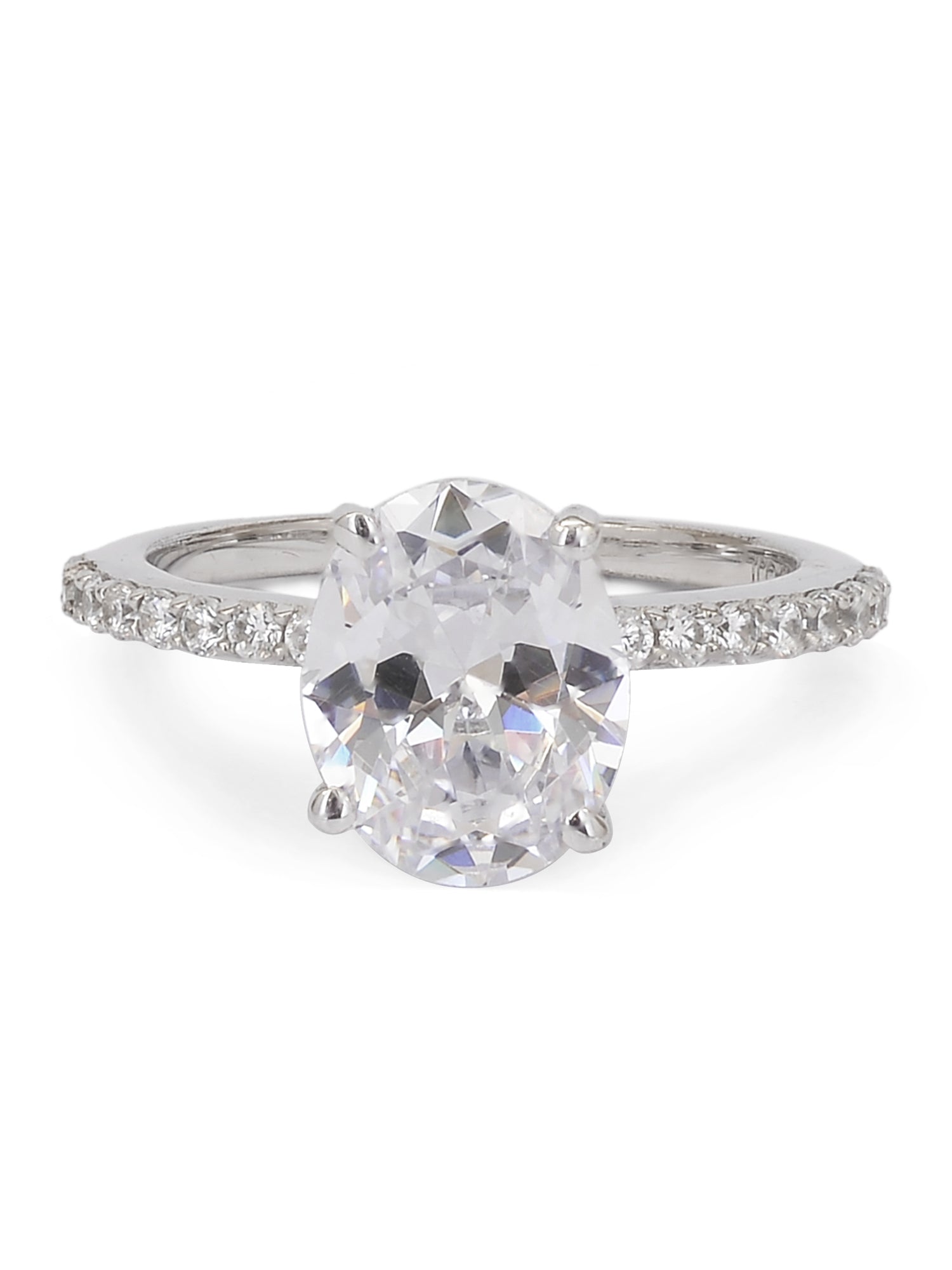 ORNATE JEWELS 4.5 CARAT SOLITAIRE RING FOR WOMEN