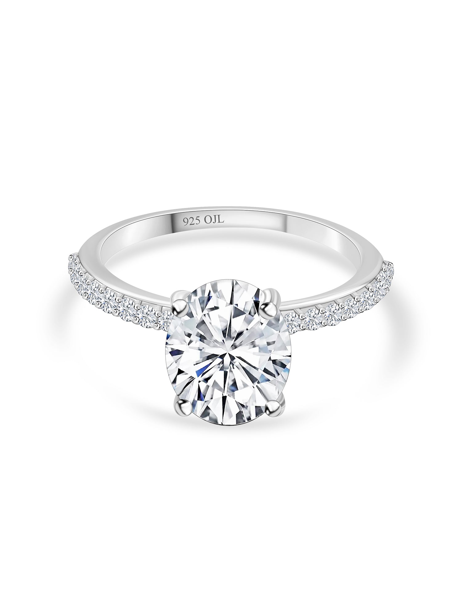 ORNATE JEWELS 4.5 CARAT SOLITAIRE RING FOR WOMEN