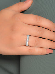 0.2 Carat Adjustable Minimalist Ring For Women-01