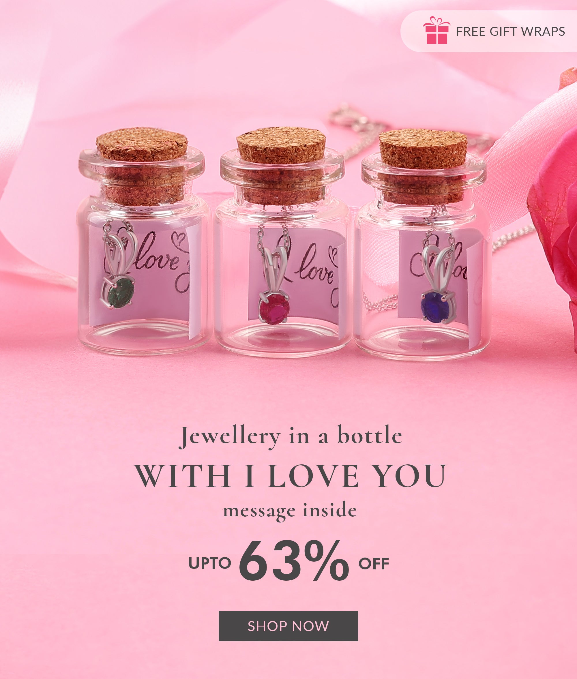 Valentines Jewellery Gift For Girls 