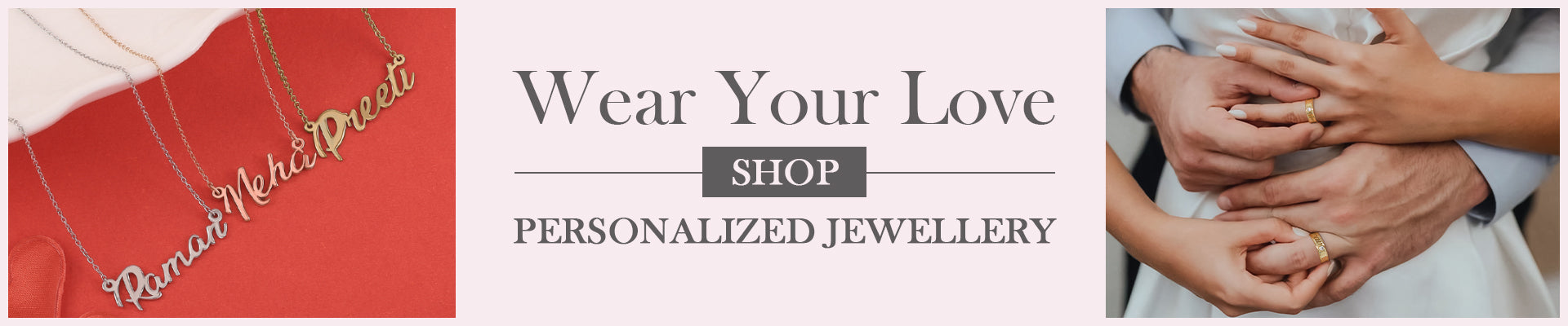 Personalised jewellery for men and women 