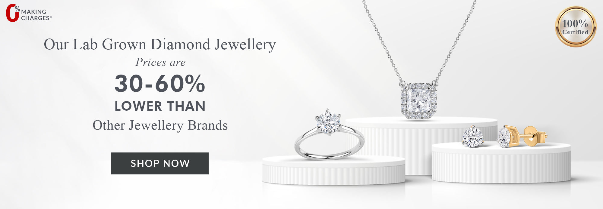 Lab Grown Diamond Jewellery for mothers day