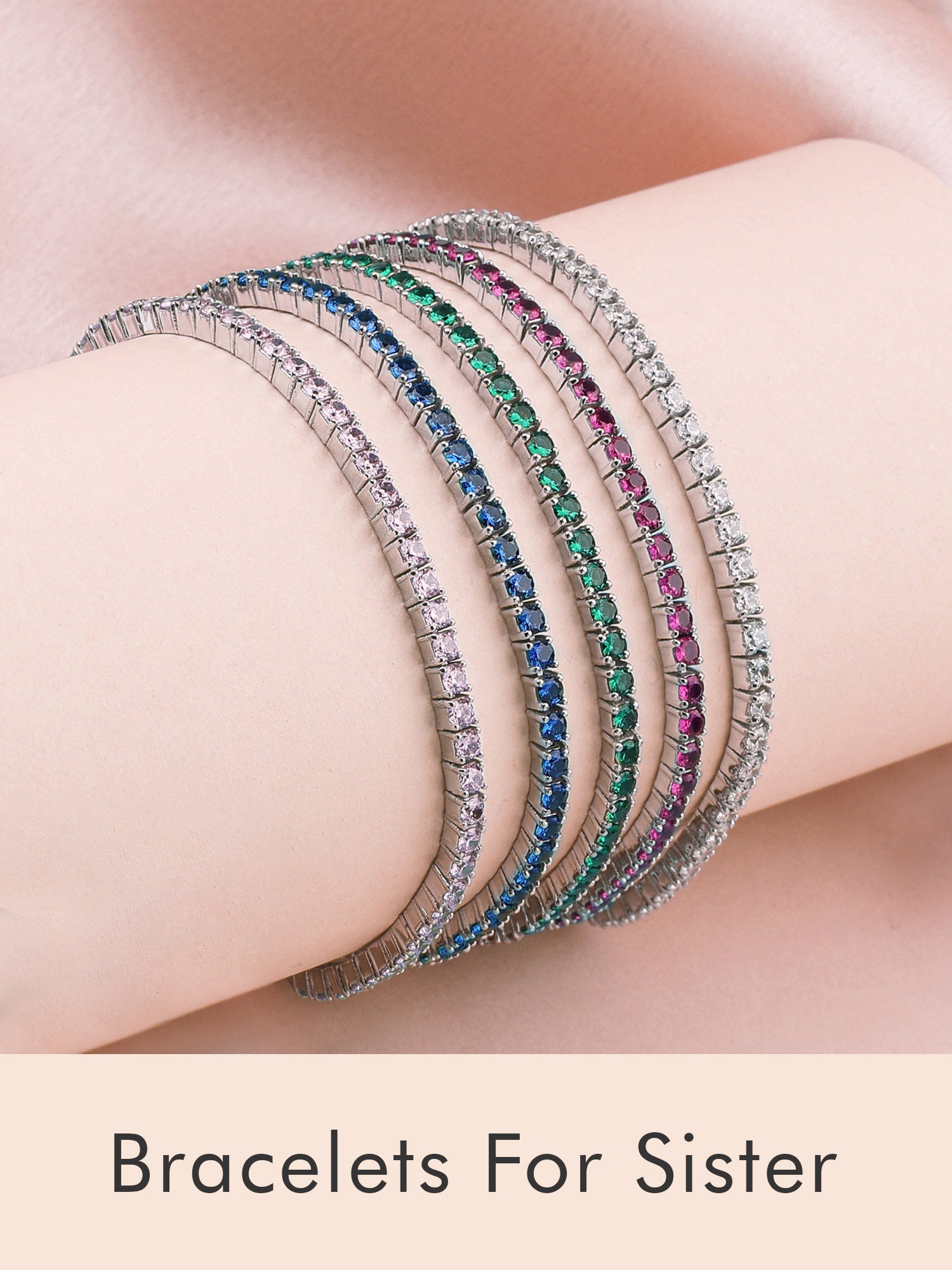 Silver Bracelets for sisters