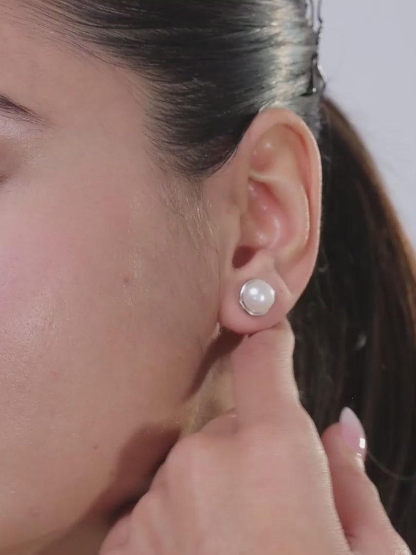 Real Pearl Earrings For Women