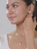 American diamond necklace earrings set