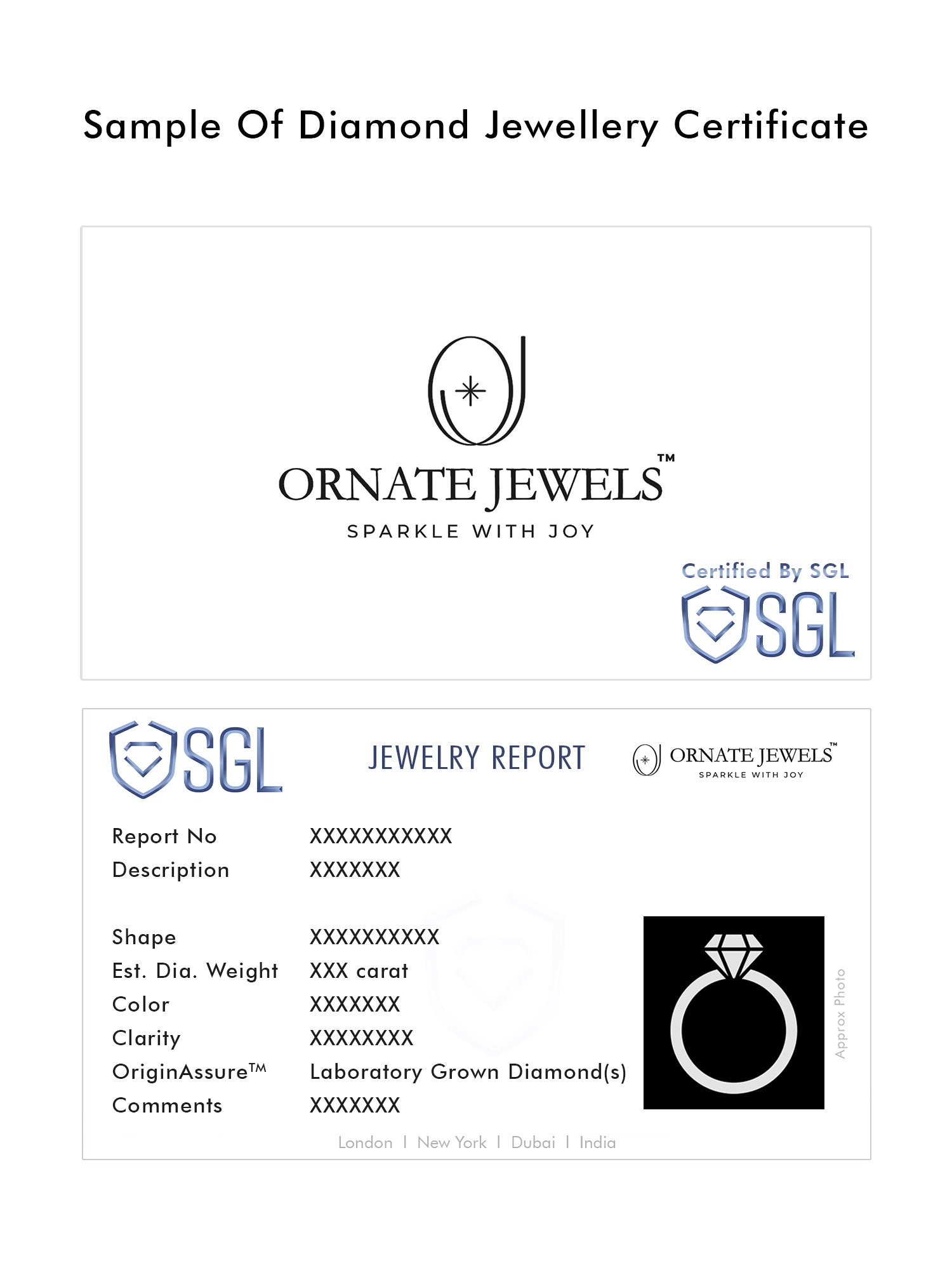 Diamond Jewellery Certificate