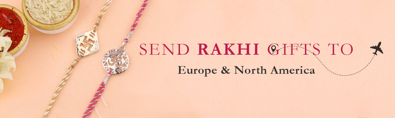 Send Rakhi To America By Ornate Jewels