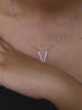 V SHAPE PENDANT WITH CHAIN