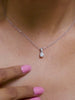 0.75 CARAT AMERICAN DIAMOND SOLITAIRE PENDANT WITH PURE SILVER CHAIN FOR WOMEN-5