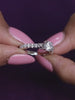 Ornate 1 Carat Solitaire Story Ring For Women