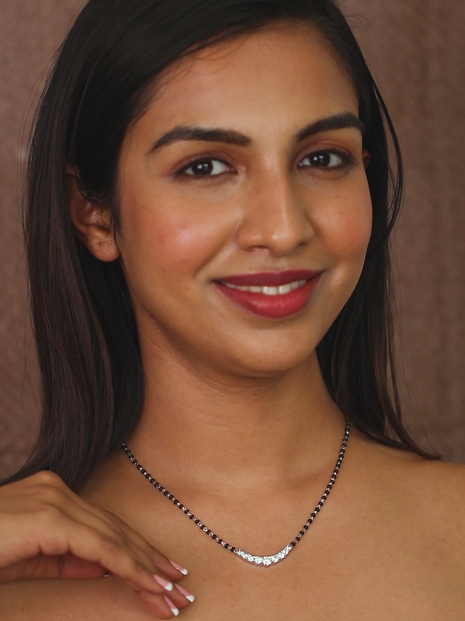 ORNATE JEWELS NINE STONE MANGALSUTRA-5