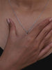 TEARDROP 0.50 CARAT SOLITAIRE PENDANT NECKLACE WITH CHAIN FOR WOMEN