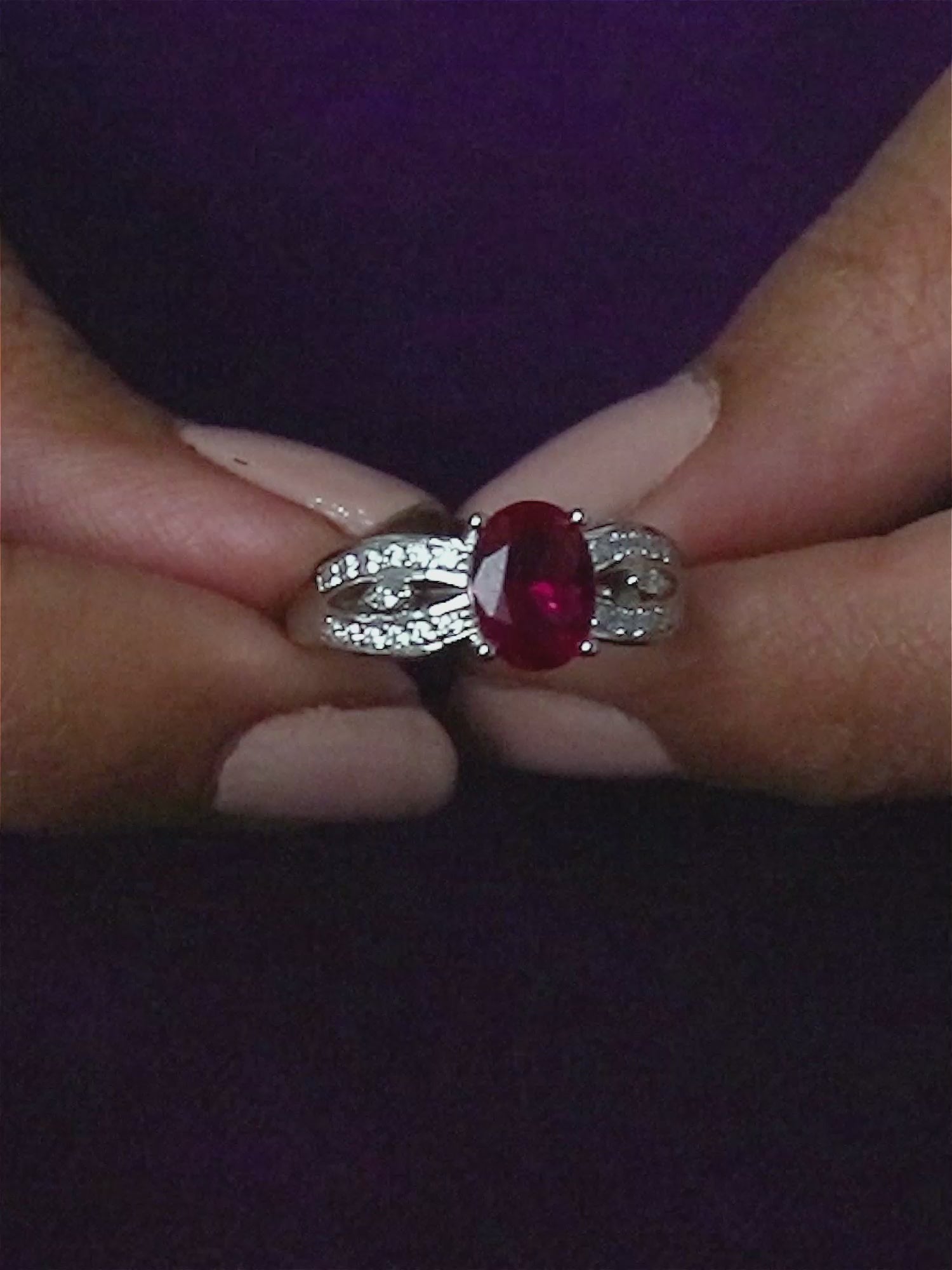 Ruby Promise Ring For Women