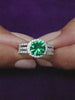 EMERALD MAGNIFICIENT SILVER RING FOR WOMEN