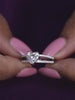 4 Carat Heart Ring For Women In Silver