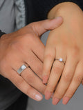 LOVE ADJUSTABLE SILVER RINGS FOR COUPLE-1