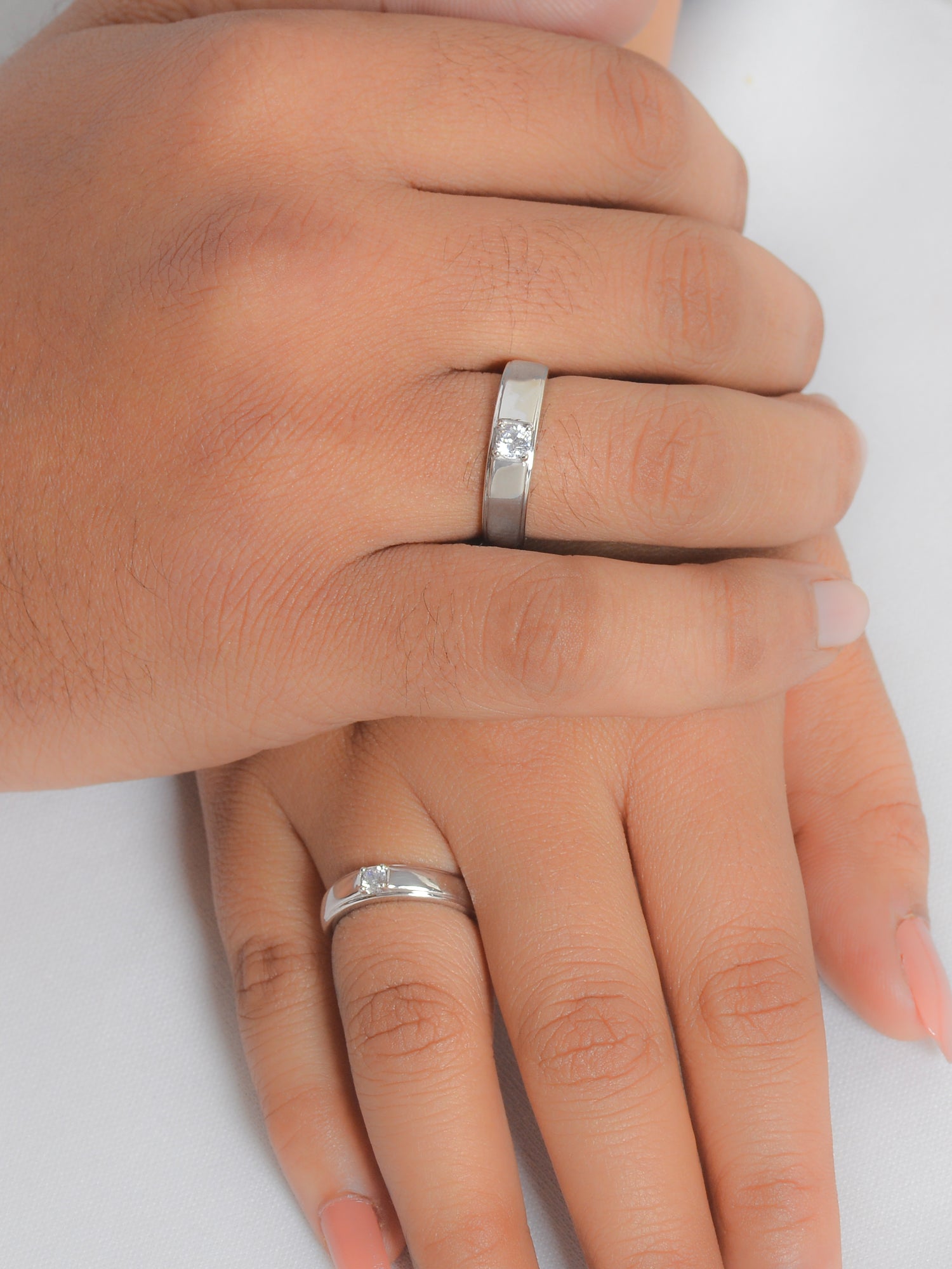 ADJUSTABLE PURE 925 SILVER COUPLE RINGS-1