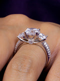 1.5 CARAT AMERICAN DIAMOND PROMISE RING 925 SILVER-3