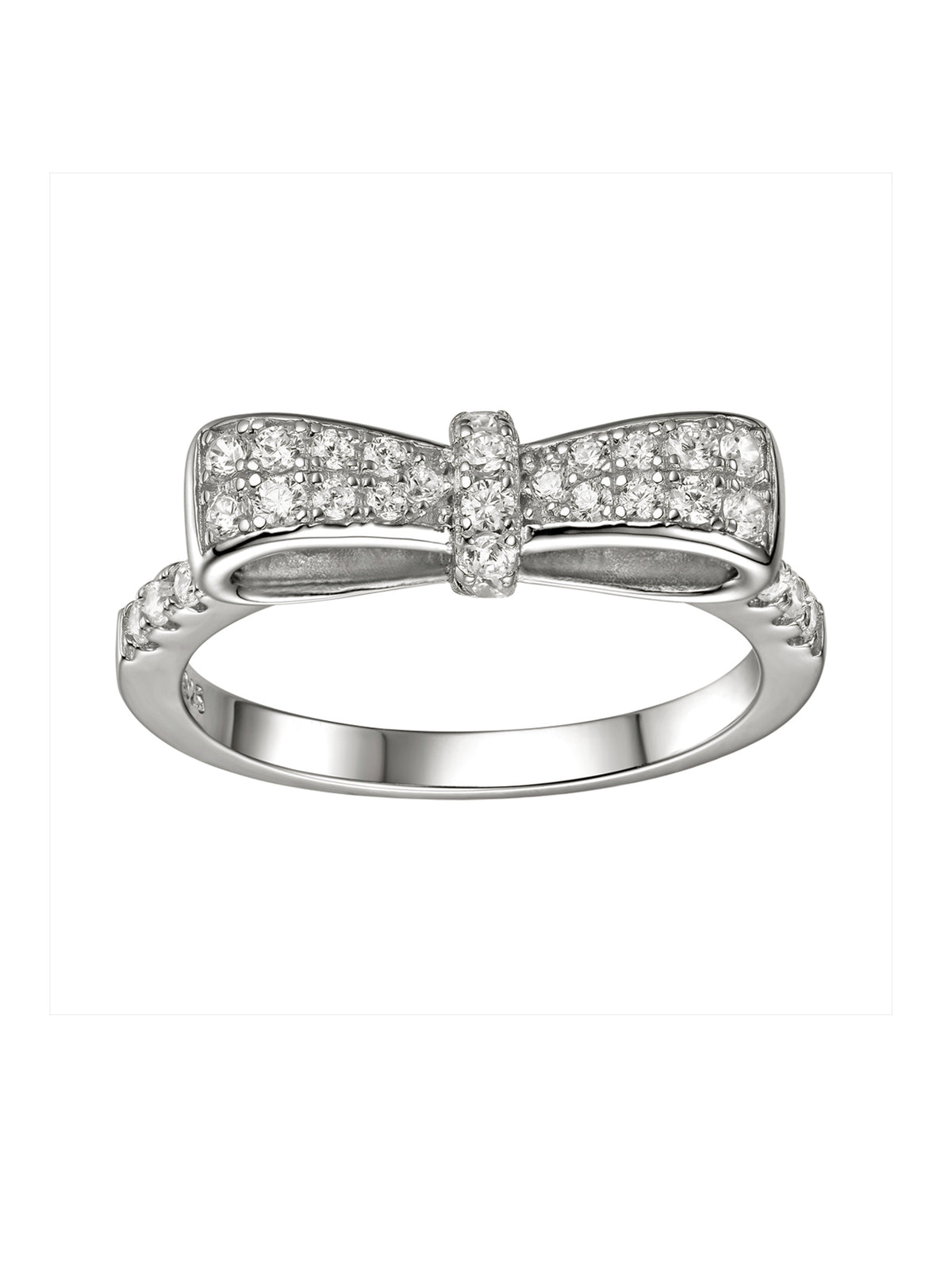 925 STERLING SILVER BOW RING