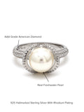 REAL PEARL ORNATE STATEMENT RING-4