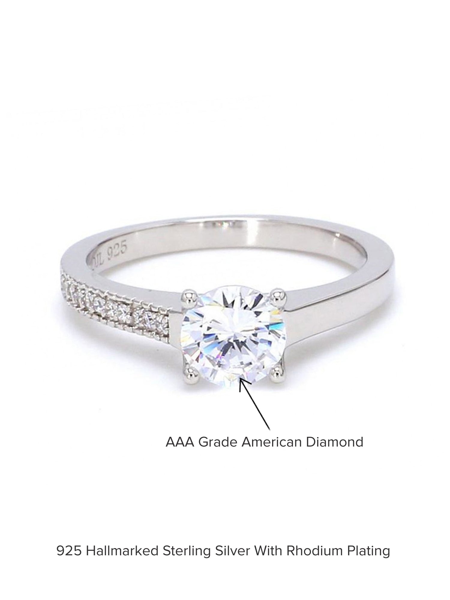 ALIA 0.75 CARAT SOLITAIRE RING AMERICAN DIAMOND-7