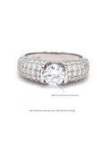 SPARKLY 0.75 CARAT SOLITAIRE BAND RING-2