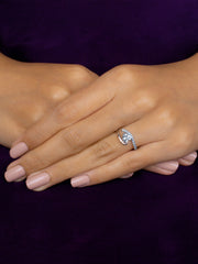 HEART DIL SILVER RING FOR WOMEN-5