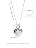 HEART SHAPED DANCING PENDANT IN 925 SILVER-4