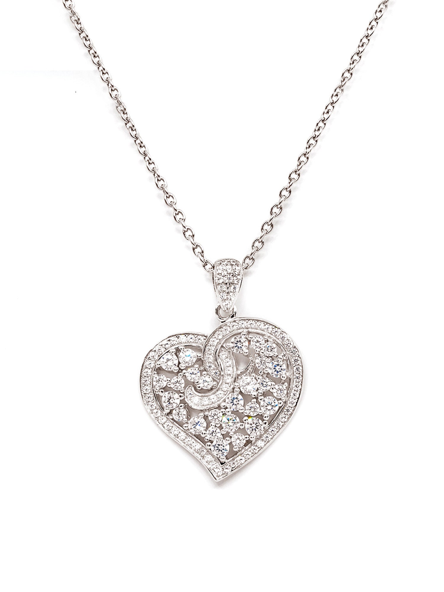 ROMANCE THY HEART NECKLACE IN 925 SILVER-1