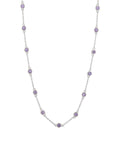 AMETHYST SILVER NECKLACE FOR WOMEN-4