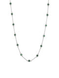 SOLITAIRE EMERALD PURE 925 STERLING SILVER NECKLACE FOR WOMEN-4