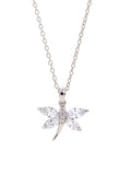 AMERICAN DIAMOND BUTTERFLY NECKLACE IN 925 SILVER