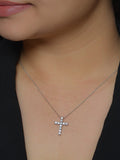 CROSS PENDANT WITH SILVER CHAIN