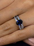 PROMISE RING FOR WOMEN IN SAPPHIRE