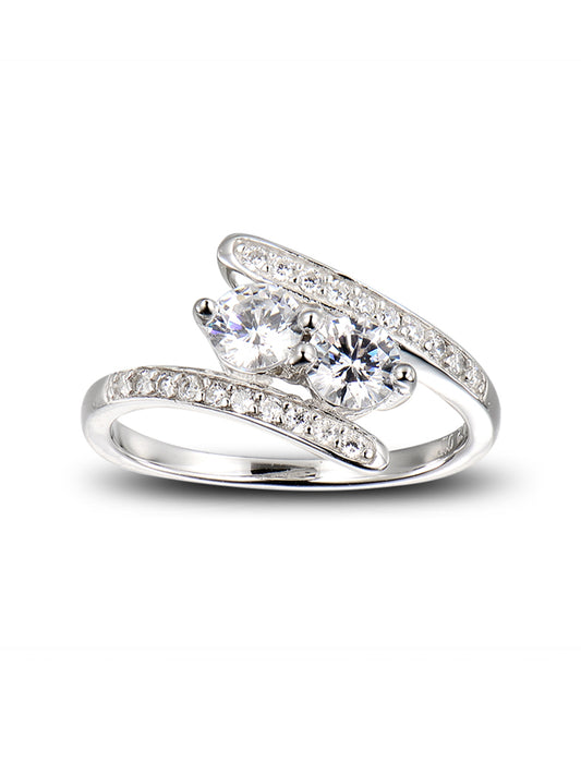 LOVE FOREVER RING IN CZ SILVER-1