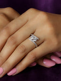 LOVE FOREVER RING IN CZ SILVER