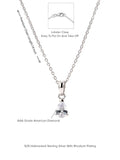 PEAR SHAPE 0.5 CARAT SINGLE SOLITAIRE PENDANT WITH CHAIN