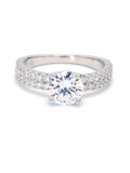 1.5 CARAT AMERICAN DIAMOND SOLITAIRE RING IN 925 STERLING SILVER-7