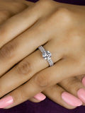 1.5 CARAT AMERICAN DIAMOND SOLITAIRE RING IN 925 STERLING SILVER-1