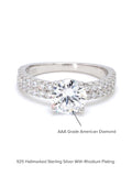 1.5 CARAT AMERICAN DIAMOND SOLITAIRE RING IN 925 STERLING SILVER-4