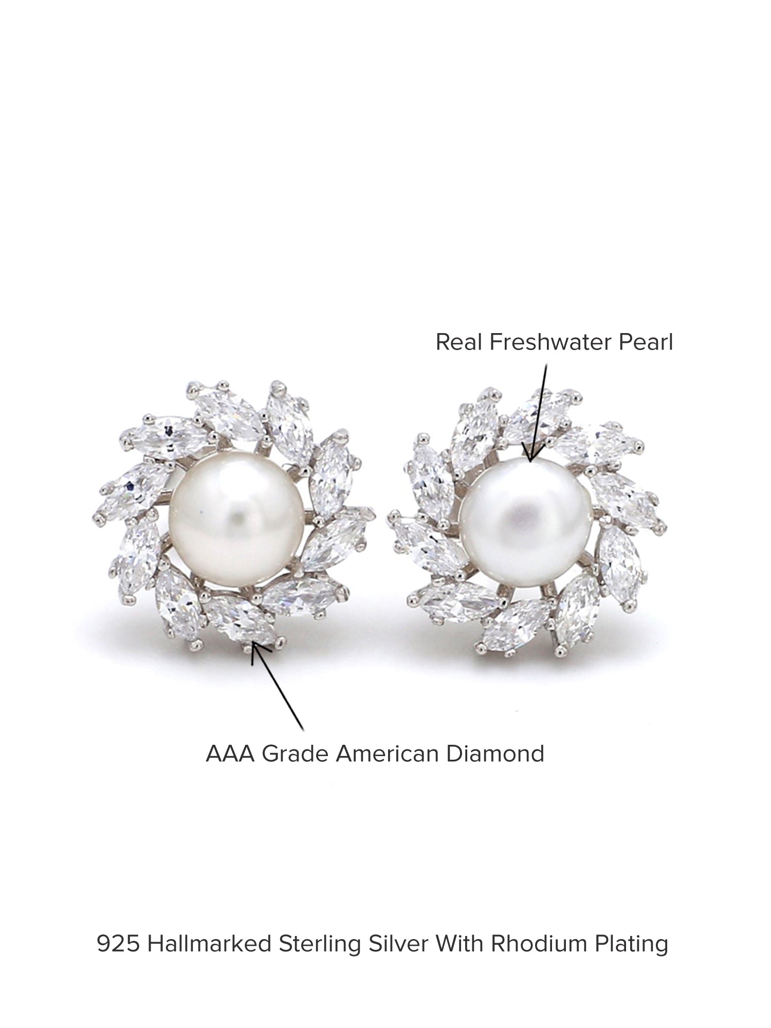 East India 14k Gold, Diamond and Pearl Earrings : Museum of Jewelry