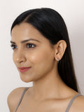 TWO WAY CURVED HORN EARRINGS IN PURE 925 SILVER