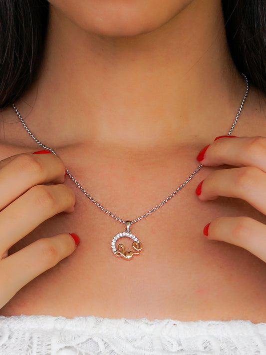 THE LOVE NECKLACE IN 925 STERLING SILVER