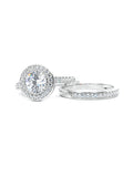 925 SILVER 2 CARAT SOLITAIRE ENGAGEMENT RING-2